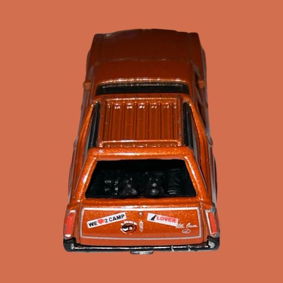Vintage 1971 Matchbox Oldsmobile Vista Cruiser Station Wagon Orange Dogs Back - Picture 3 of 8